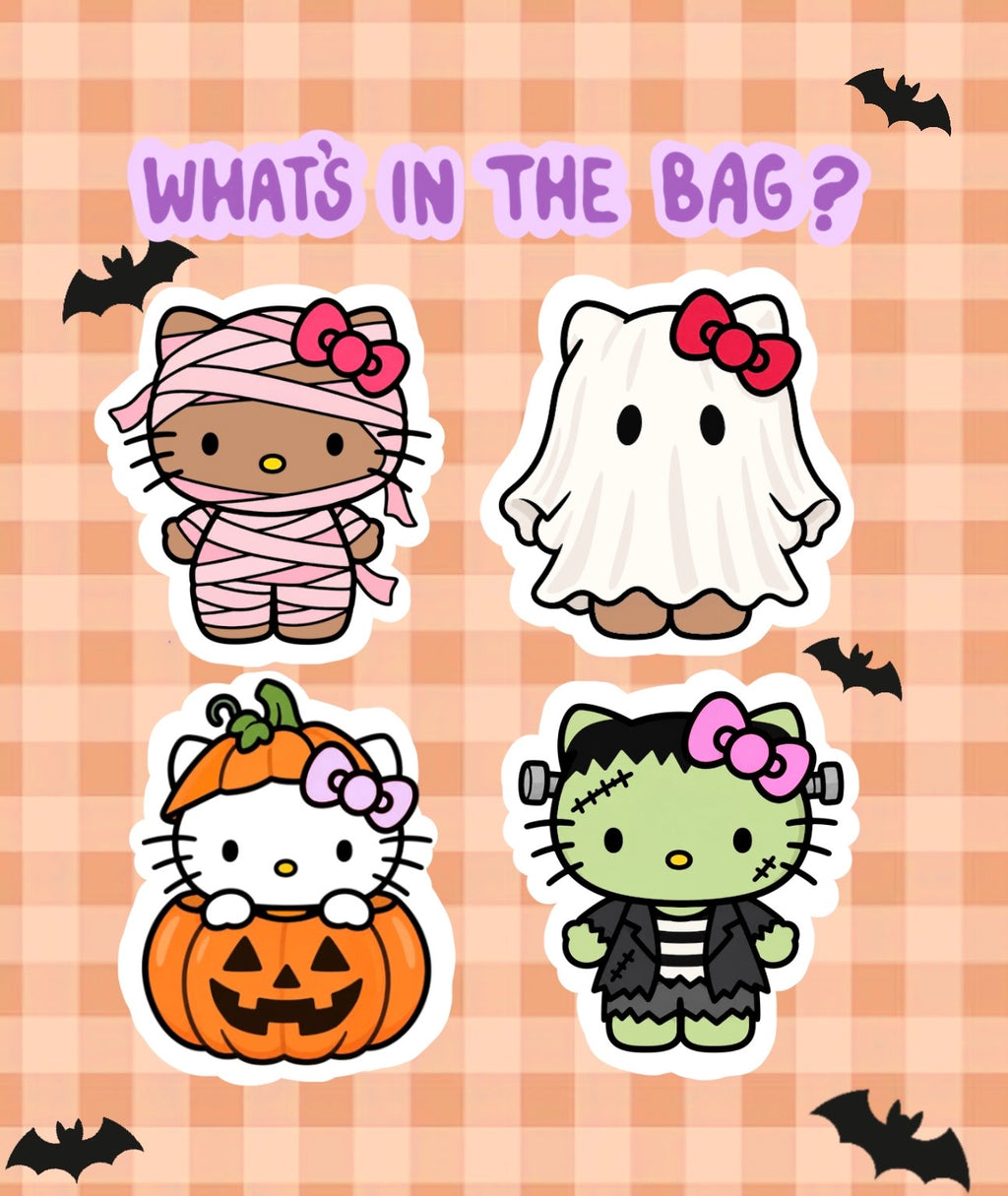 Halloween Kitty Vent Clip Blind Bag