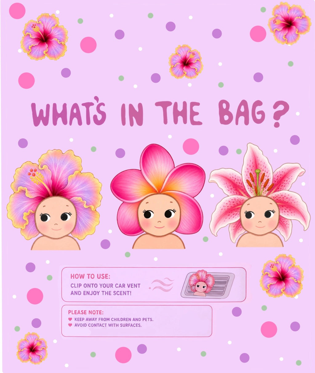 PREORDER Blind Bag Pua Bebeh Series-2 Vent Clips