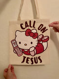 Call on Jesus mini tote