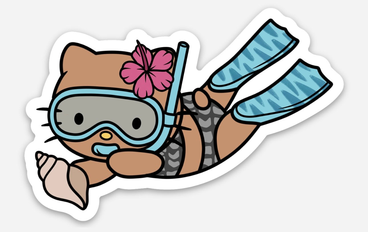Divah Kittie Sticker