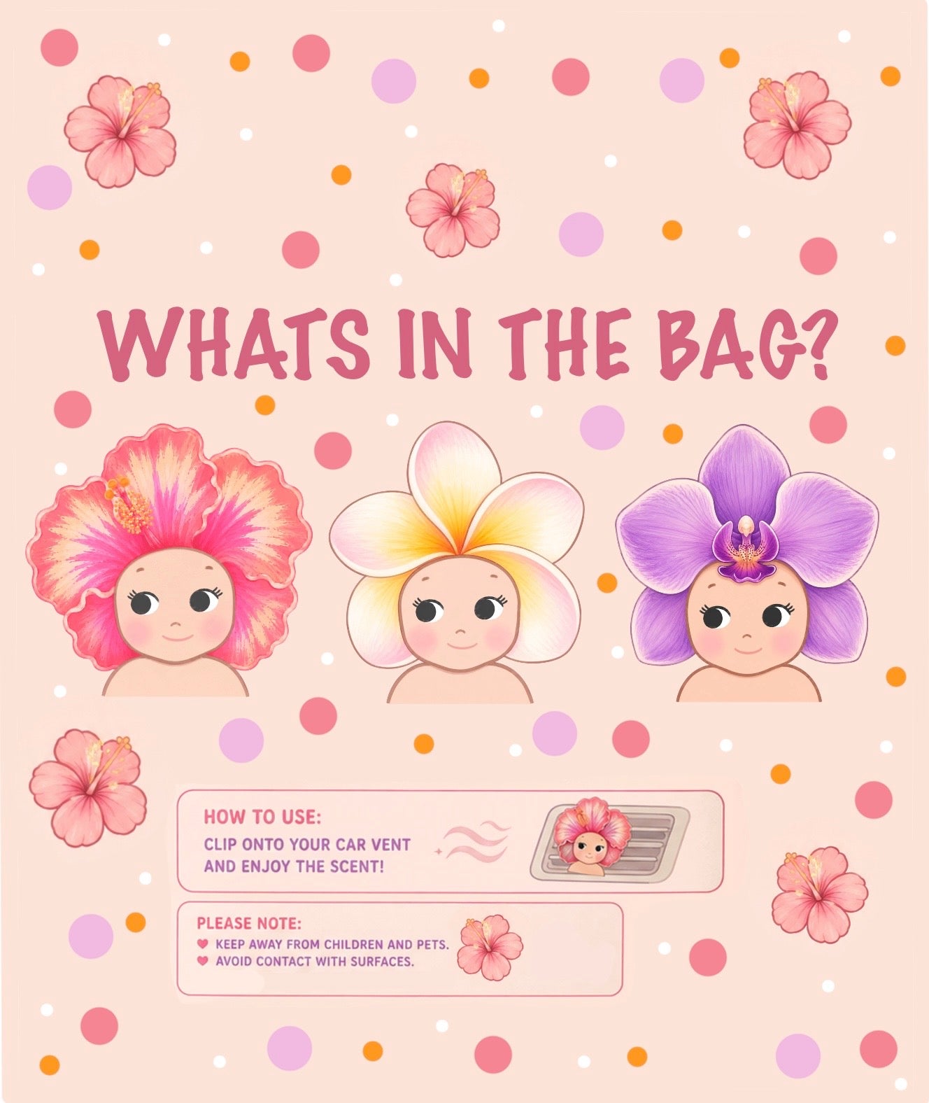 Blind Bag Pua Bebeh Vent Clips