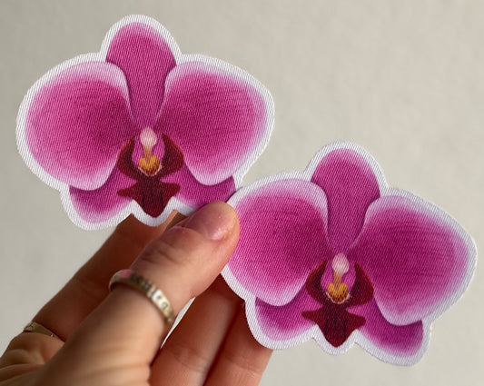 Orchid Sticker