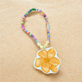 Beaded Puakenikeni Car Freshie