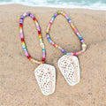 Beaded Flea Cone Car Freshie