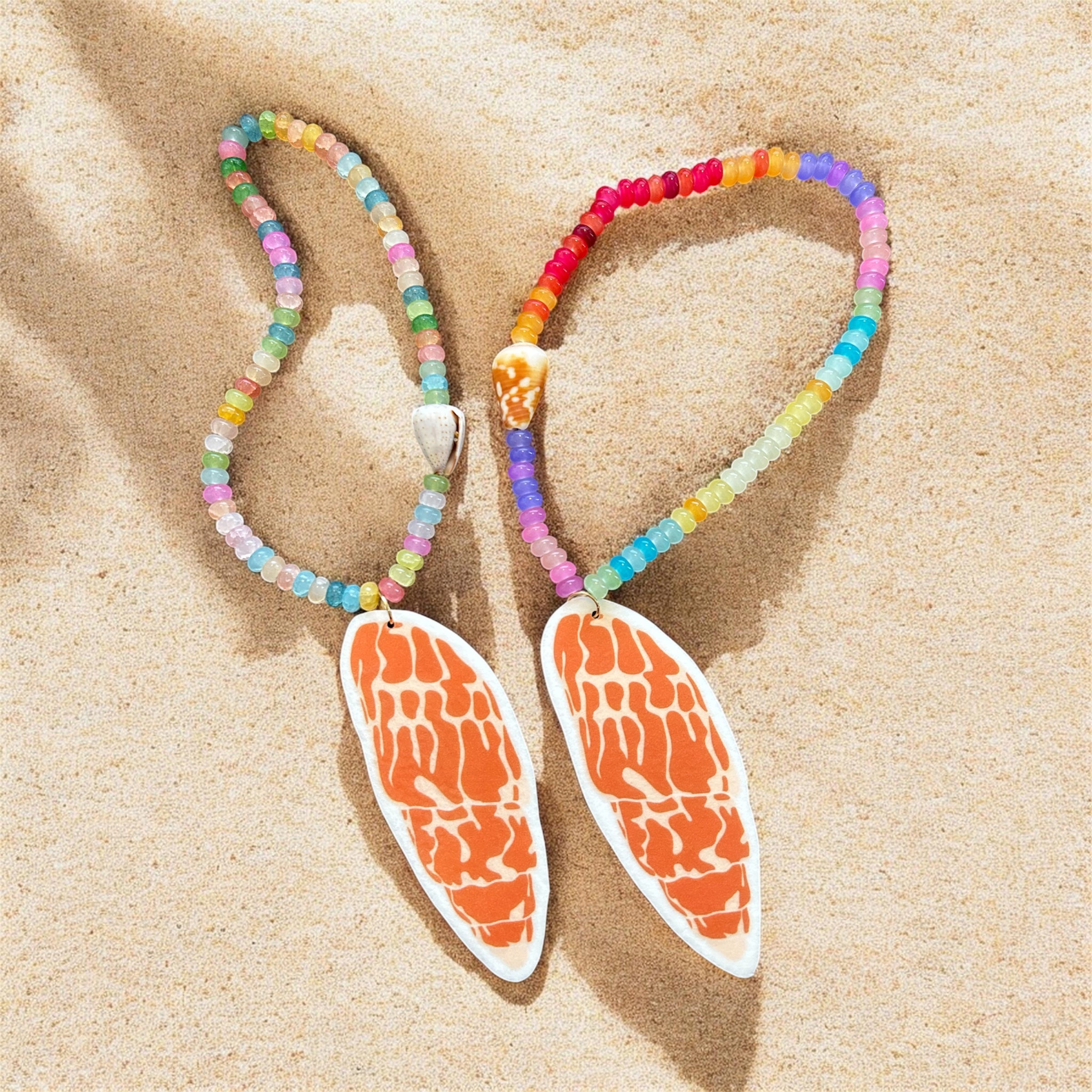 Beaded Miter Car Freshie